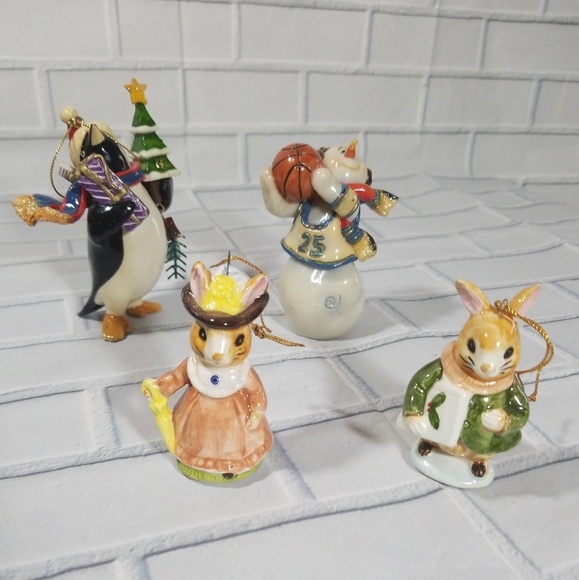 Porcelain Christmas Tree Ornaments - Picture 7 of 7